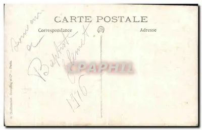 Três soldados — estúdio fotográfico — R. Guillennhot, Besançon e Cie — Verso