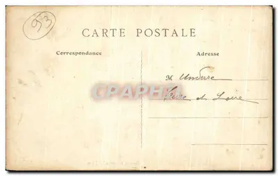 Vaujours — Villa Bellevue — wydane w Vaujours — Rewers