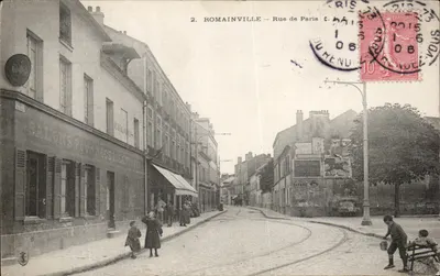 Romainville — Rua de Paris — editor C. Paris