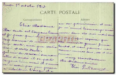 AUBERVILLIERS — Avenida da República — EID, n°30 — Verso