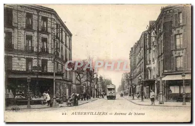 AUBERVILLIERS — Avenida de Stains — Editora BLP, n°22