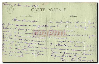 AUBERVILLIERS — Interior da Igreja — B.D. n°23 — Verso