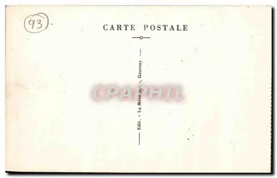 Gournay-sur-Marne — A Prefeitura — Verso