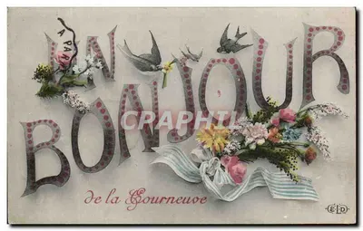 BONJOUR — Decoração floral e pássaros — ELD