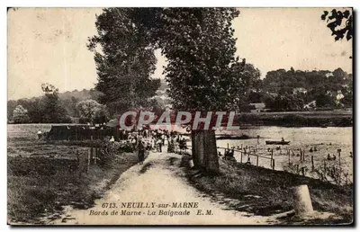 Neuilly-sur-Marne — Bords de Marne - La Baignade — E.M. n°6713