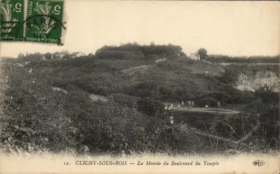 CLICHY-SOUS-BOIS — La Montée du Boulevard du Temple — éditeur B.P.D. n°12