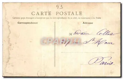 Arredores de Meulan — A Mauldre em Aulnay — J. Klein — Verso