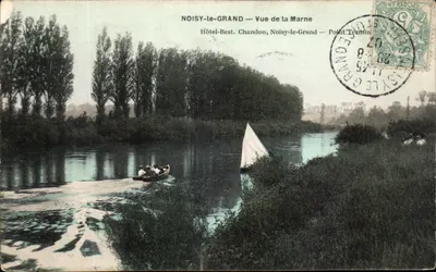 NOISY-le-GRAND — Vista da Marne — Hotel-Rest. Chandon, Noisy-le-Grand — Ponto Terminado
