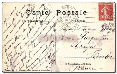 Vanves — Rue de la République — E. M. n° 4099 — Verso