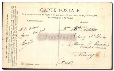 Rueil — Avenue de Paris — Boulangerie Moderne — Verso