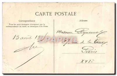 Vista geral dos Arredores de Robinson — Sceaux — editor não identificado, número de série 6 — Verso