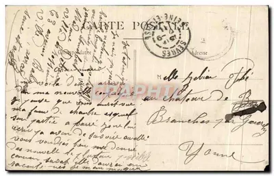 Ville d'Avray — Os Etangs — A Árvore deitada — Edição Paris — Verso