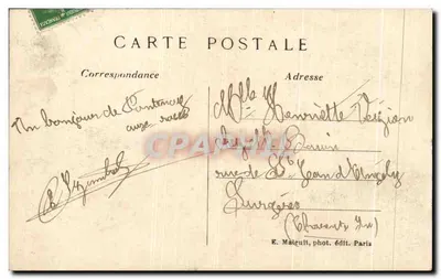 Fontenay-aux-Roses - A Sablière — E.M. n°2775 — Verso