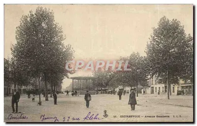 Courbevoie — Avenida Gambetta — Editor C. L. C. n°11