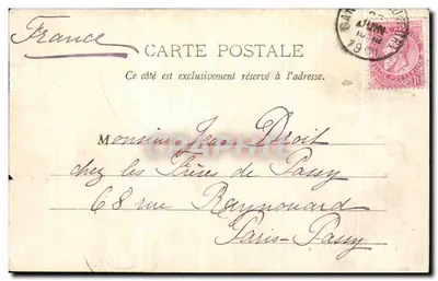Gand — Quai de la Byloque — Wydawca Albert Sogg & Gand, seria 1 N. 100 — Rewers