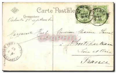 Ostende — O Farol — S.B.P. n°14 — Verso
