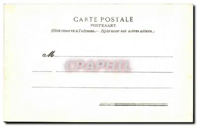 Brukselka — Quai du Rosaire — N. 49 — Rewers