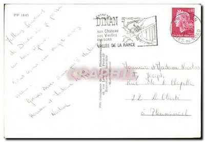 La Bretagne — Carte postale touristique — Compagnie des Arts Photomécaniques — Verso