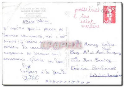 La Rade de Brest — Brezagne — Éditions d'Art Jack — Rewers