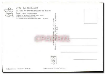 Brest — Grande Porta di Guerra — Edizioni di Bretagna — Verso