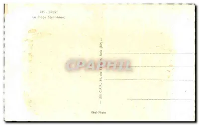 Plik Saint-Marc — Brest — Stara pocztówka Paris — Rewers