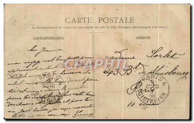 Les Celtiques de Brest (Septembre 1908) — La Cérémonie Druidique — Éditeur non identifié — Verso
