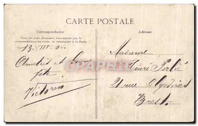 BREST — Ogólny widok portu — Kartka pocztowa nr 361 — Rewers