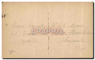 BREST — Statek wyruszający w Portu Handlowym — Wydawnictwo 'La Cigale' R. Edouard — Paryż — Rewers