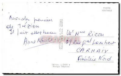 Brest — Vista panoramica dei principali siti e monumenti — Editore Artaud Frères et Fils, Nantes — Verso