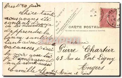 Brest — Katedra św. Ludwika — V.P. Paryż, nr 46 — Rewers