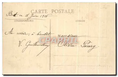 BREST - Barques de pêche au Port de Commerce — FTT BREST n°23 — Rewers