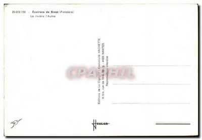 L'Aulne — Río en Bretaña — Ediciones La Cigogne Hachette — Reverso