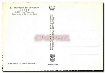 Brest — Trésorerie, Saint-Louis i ulica Siam — Wydawnictwo Sztuki JOS — Rewers