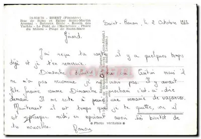 Brest — Widok panoramiczny — Wydawnictwo André Leconte, nr 29.019.78 — Rewers