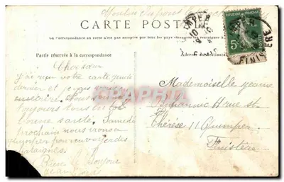 Brest — Portal i Dach Szkoly Mechaników — Kolekcja Vilarp, Quimper — Rewers