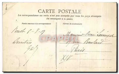BREST — Pole Bitwy — Wydawca: POSTES, nr 179 — Rewers