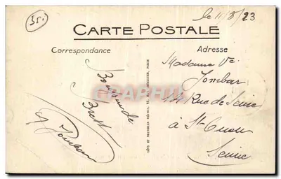 Brest - Pointe du Fer à Cheval - Flota i Goulet - LL — Rewers