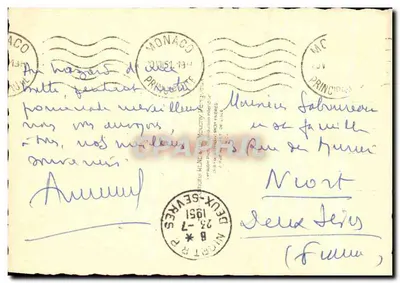 Monako i Monte Carlo — Widok ogólny — Rens 489 — Rewers