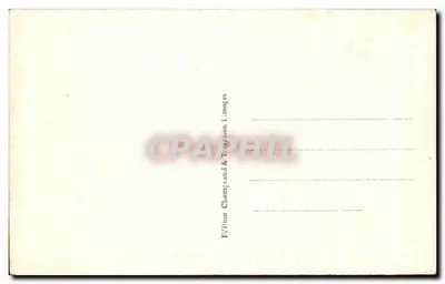 Croizant - Creuse — O Conflito e a Rocha das Teceiras — Editor: Fétillon Champland & Tournason Limoges — Verso
