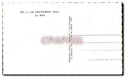 Le Lavandou (Var) — Le Port — Éditions Pissot, Nier — Rewers