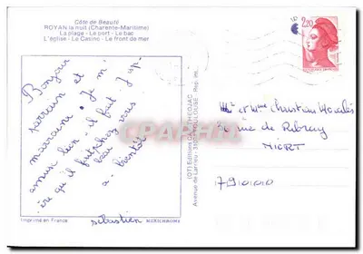Royan la NUIT — Éditeur (OT) Editions CATHÉOJAC - 31024 Toulouse — Verso