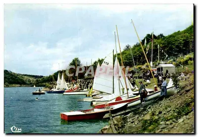 Mervent (Vendée) — A entrada do porto dos veleiros — C.I.M. (S.-et-L.)
