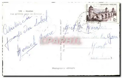 Menton — Widok ogólny z Garavan — Munier — Rewers