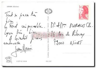 San Juan y sus curiosidades — Rue de la Frondé — Editor Combier Imprimeur Mâcon — Reverso