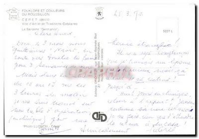 Festival de folclore em Céret — Edições DINC - Jean-Baptiste PEPIGNAN — Verso