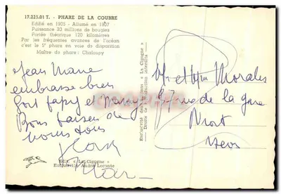 Fary La Cigogne — Wybudowane w 1905, zapalone w 1907 — Wydawca « La Cigogne » — Rewers