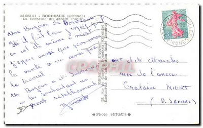 De Cigogne — Publieke Tuin van Bordeaux — Uitgaven La Cigogne — Achterkant