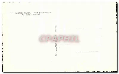 Morez (Jura) — Vista panorâmica — Ed. Allary, n°12 — Verso