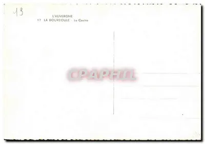 La Bourboule - El Casino — vista aérea — G.d'O — Reverso