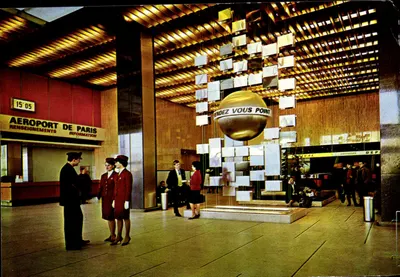 Aeroporto de Paris-Orly — O Ponto de Encontro — Éditions Dalmas, n°175